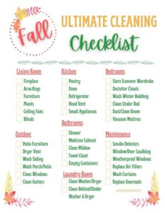 Fall Overhaul | Our Seasonal Cleaning Guide for Renters in the Treasure Valley